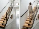 escalier coller murs
